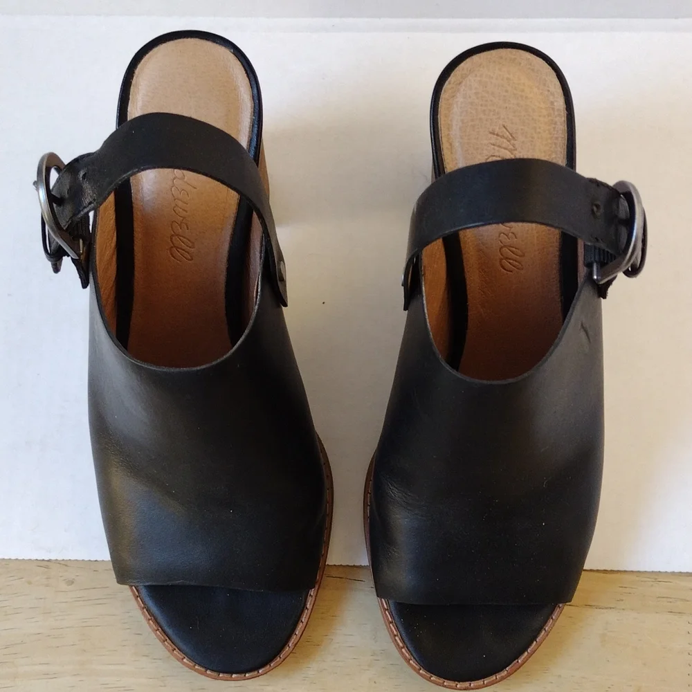 Madewell, square heel sandals,6.5 - Picture 2 of 11